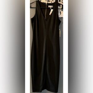 Neiman Marcus Sleeveless Black Exposed Dress Size XS New with Tags  Polyester